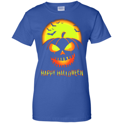 Pumpkin Happy Halloween-T-Shirt & Hoodie-Women's T-Shirt-Royal