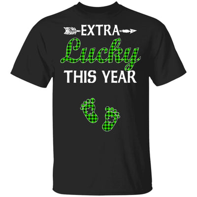 Funny St Patricks Day Gift Pregnancy Announcement Pregnant-T-Shirt & Hoodie-Classic T-Shirt-Black