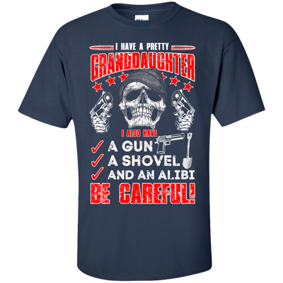 I HAVE A PRETTY GRANDDAUGHTER-T-Shirt & Hoodie-Classic T-Shirt-Navy