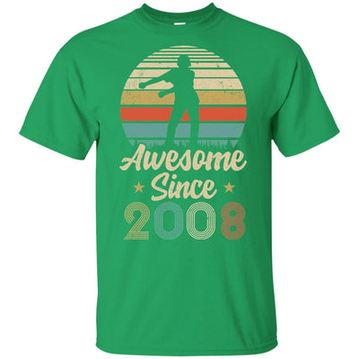 Vintage Flossing Awesome Since 2008 13th Birthday Gift Youth-Youth Shirt-Youth T-Shirt-Irish Green