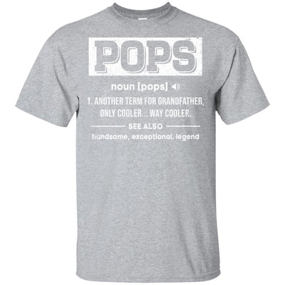 Pops Gifts Grandpa Definition Fathers Day-T-Shirt & Hoodie-Classic T-Shirt-Sport Grey