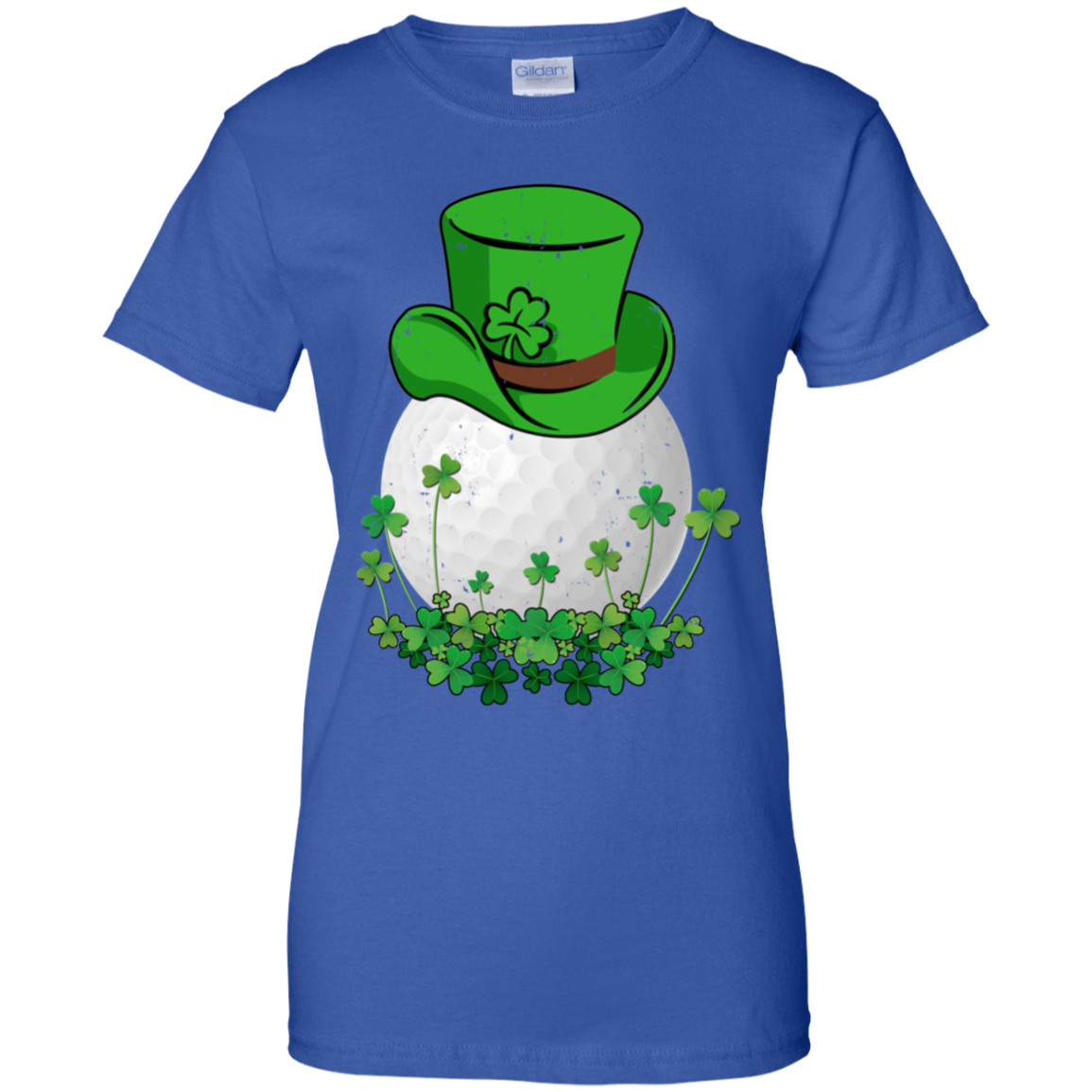 Shamrock Golf Leprechaun St Patricks Day-T-Shirt & Hoodie-Women's T-Shirt-Royal