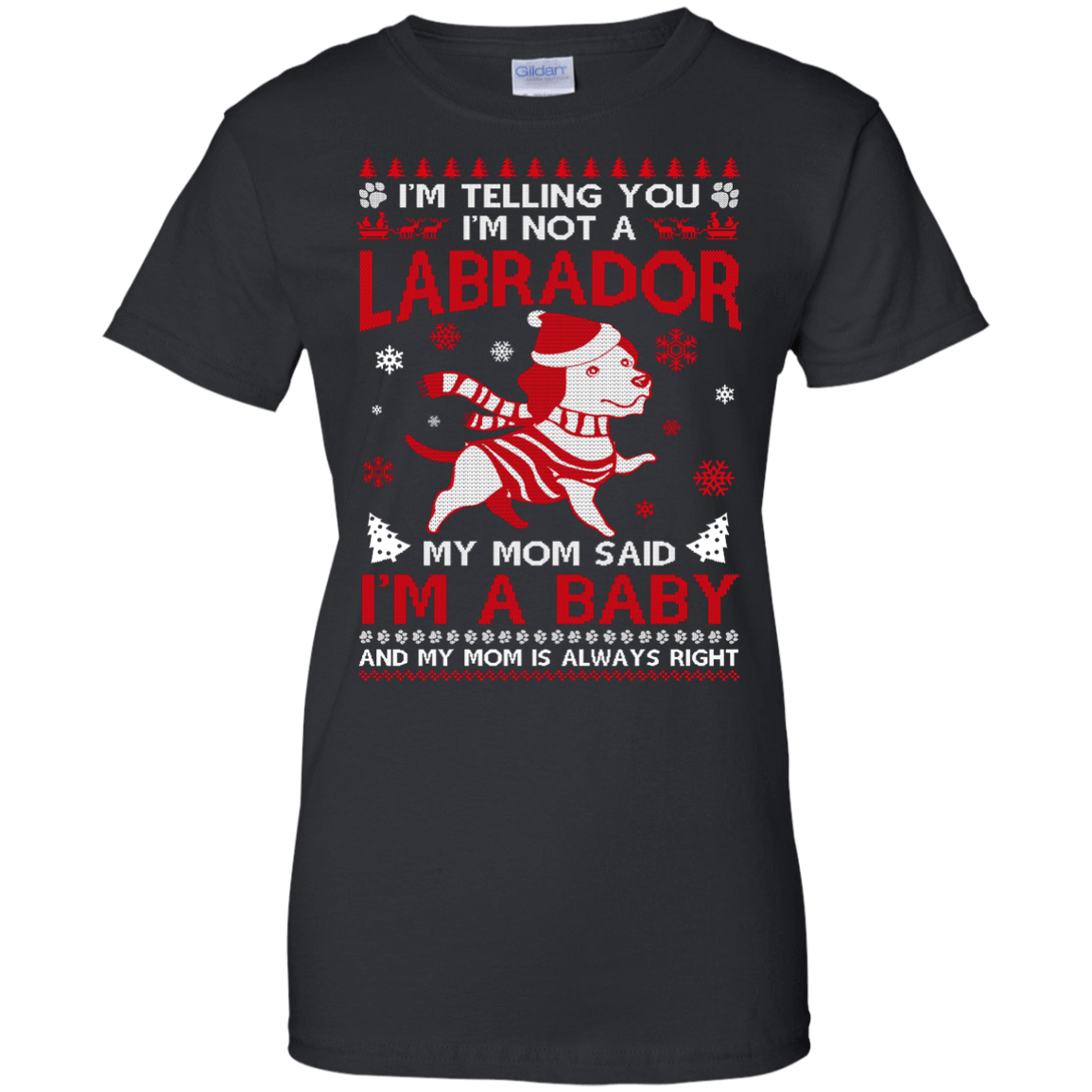 I'm Telling You I'm Not A Labrador-T-Shirt & Hoodie-Women's T-Shirt-Black