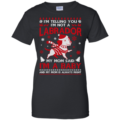 I'm Telling You I'm Not A Labrador-T-Shirt & Hoodie-Women's T-Shirt-Black
