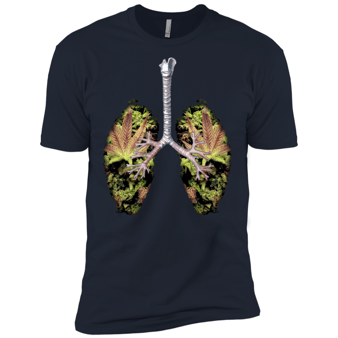 My Weed Lungs-T-Shirt & Hoodie-Premium T-Shirt-Midnight Navy