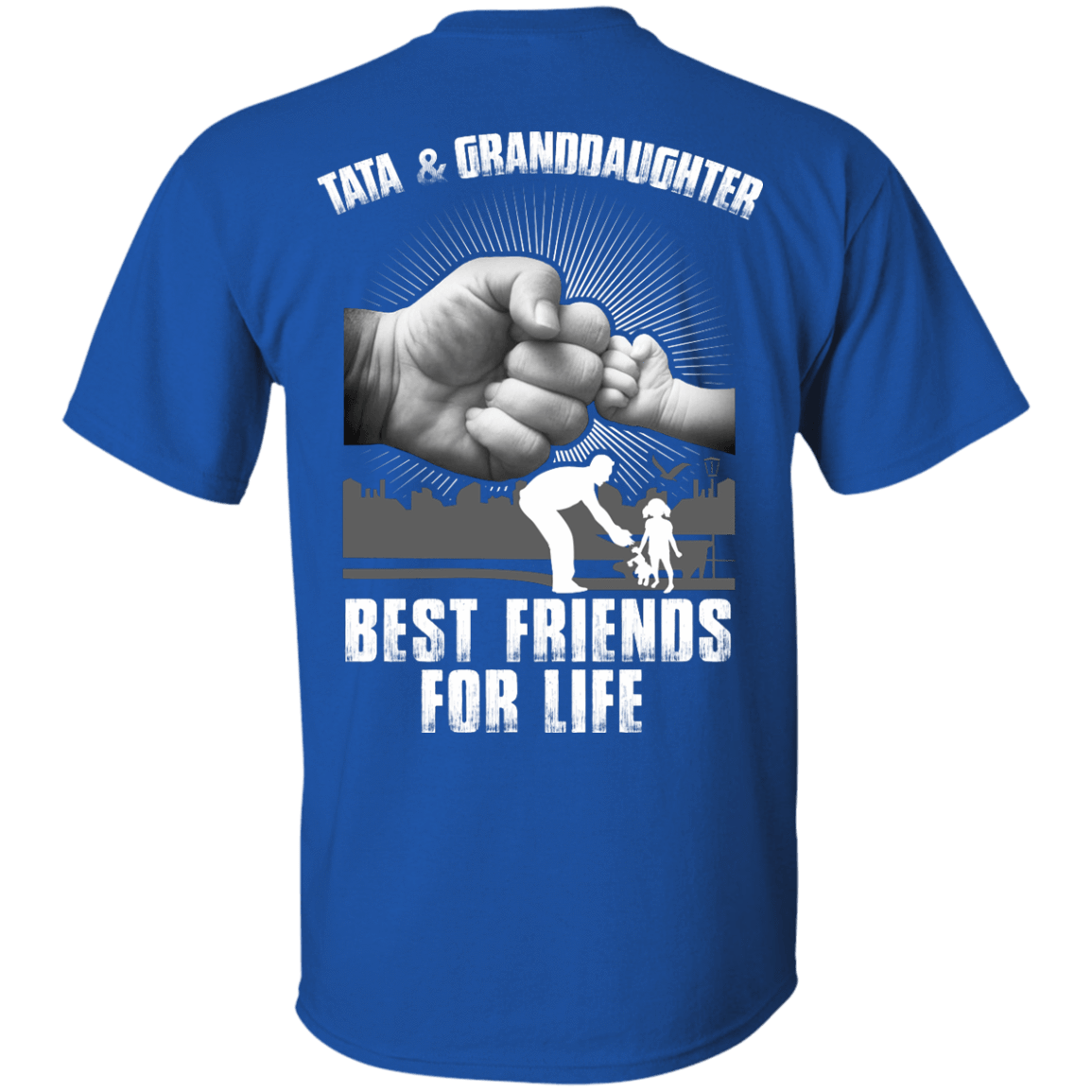 Tata And Granddaughter Best Friends For Life-T-Shirt & Hoodie-Classic T-Shirt-Royal