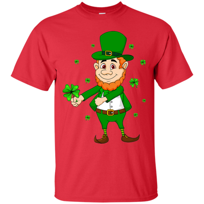 Floss Dance Leprechaun St Patricks Day Flossing-T-Shirt & Hoodie-Classic T-Shirt-Red