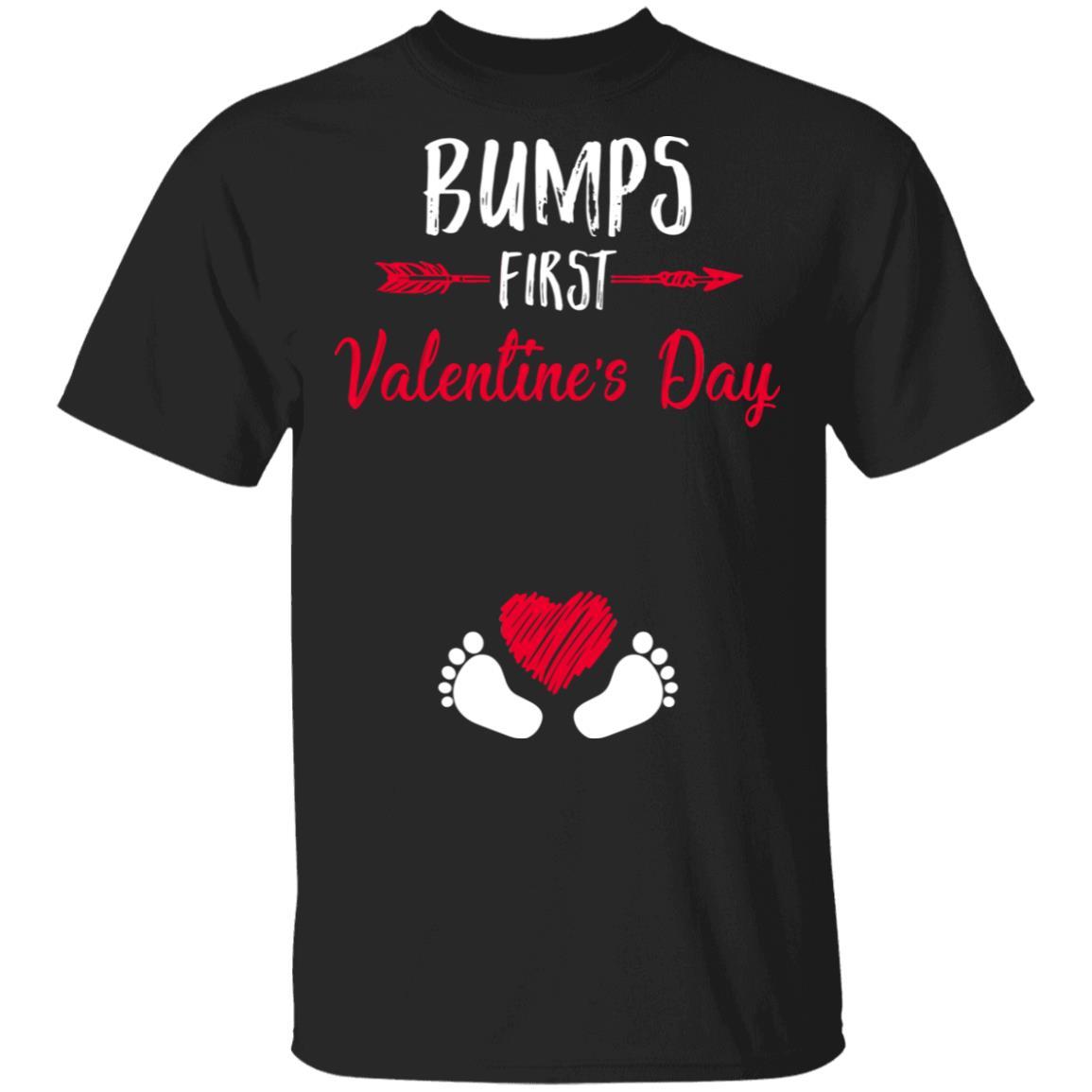 Bumps First Valentine's Day Cute Adorable Baby Pregnancy