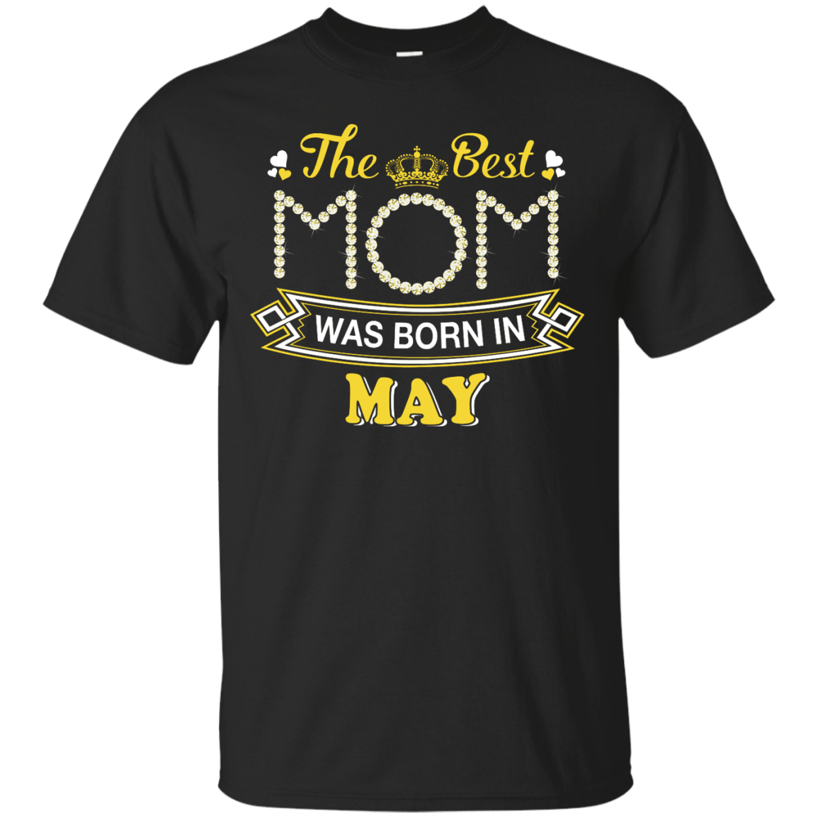 The Best Mom Was Born In May-T-Shirt & Hoodie-Classic T-Shirt-Black