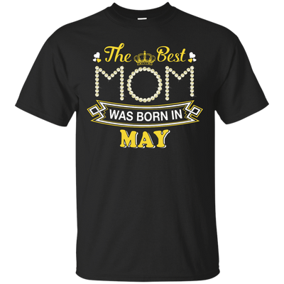The Best Mom Was Born In May-T-Shirt & Hoodie-Classic T-Shirt-Black