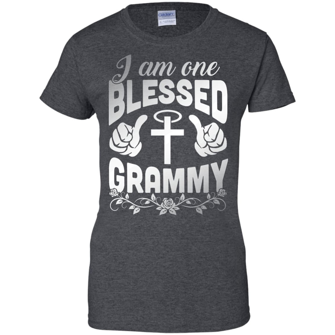 I Am One Blessed Grammy-T-Shirt & Hoodie-Women's T-Shirt-Dark Heather