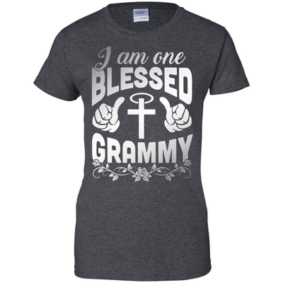 I Am One Blessed Grammy-T-Shirt & Hoodie-Women's T-Shirt-Dark Heather