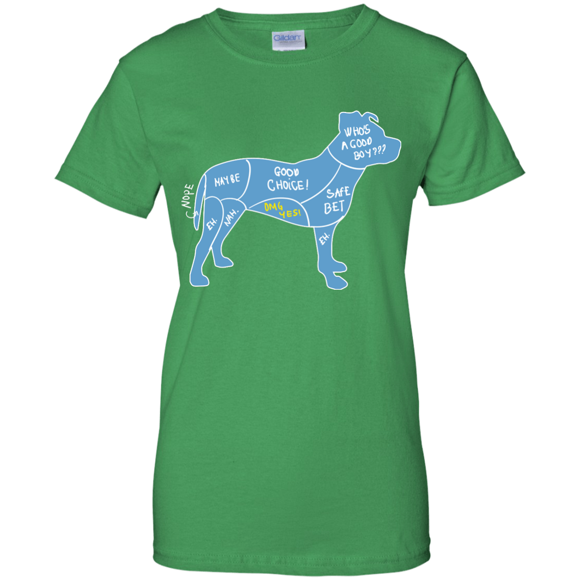 Proper Way To Pet A Dog Pitbull Lover-T-Shirt & Hoodie-Women's T-Shirt-Irish Green