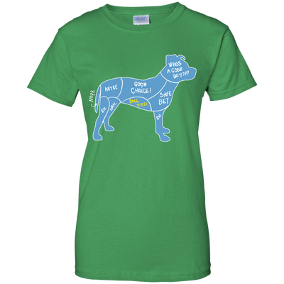 Proper Way To Pet A Dog Pitbull Lover-T-Shirt & Hoodie-Women's T-Shirt-Irish Green