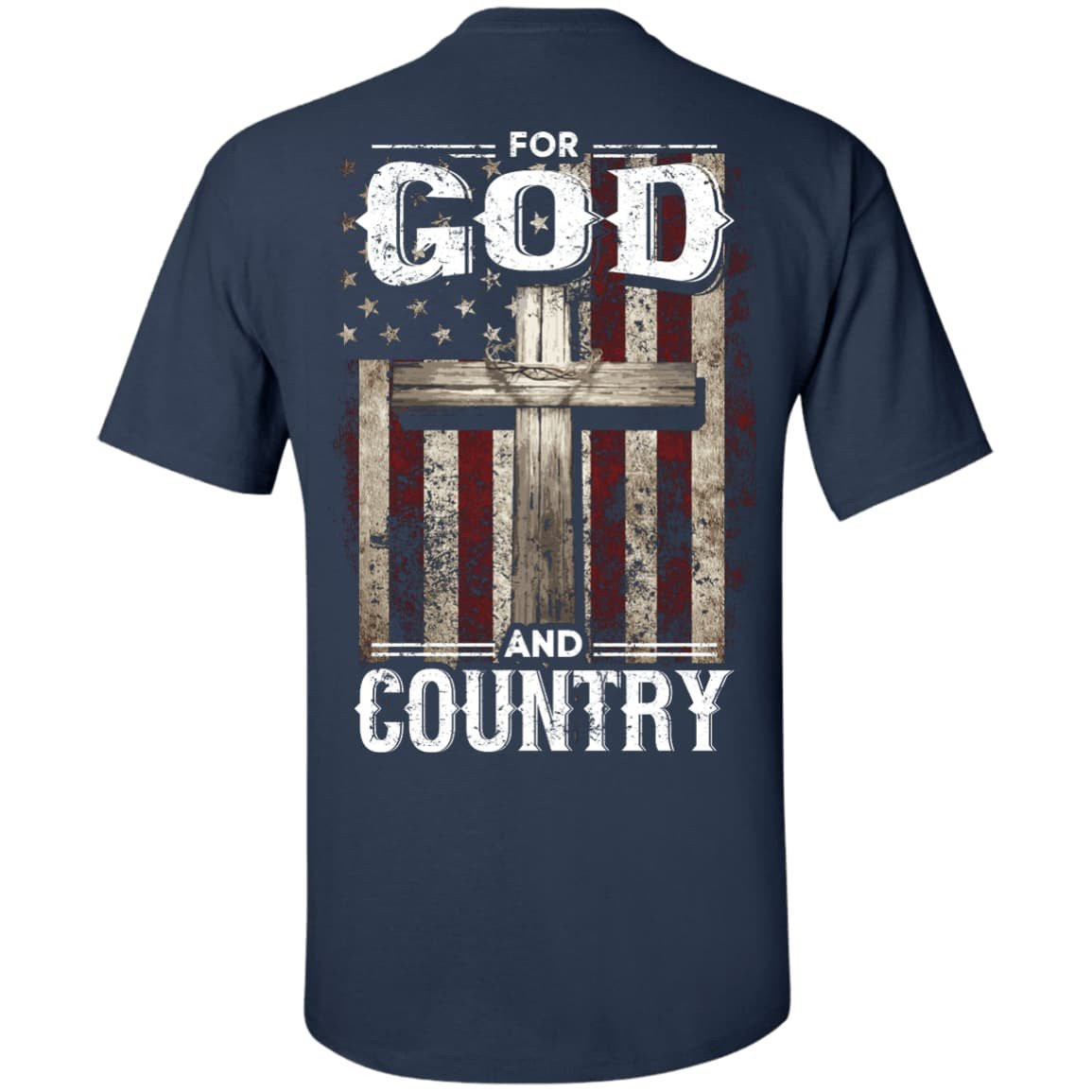 For God and Country-T-Shirt & Hoodie-Classic T-Shirt-Navy
