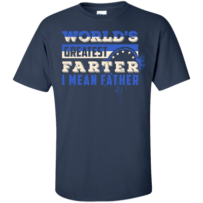 World's Greatest Farter I Mean Father-T-Shirt & Hoodie-Classic T-Shirt-Navy