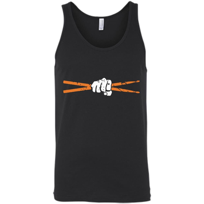 Drumsticks Drummer Awesome Music Lover Musician-T-Shirt & Hoodie-Unisex Tank-Black
