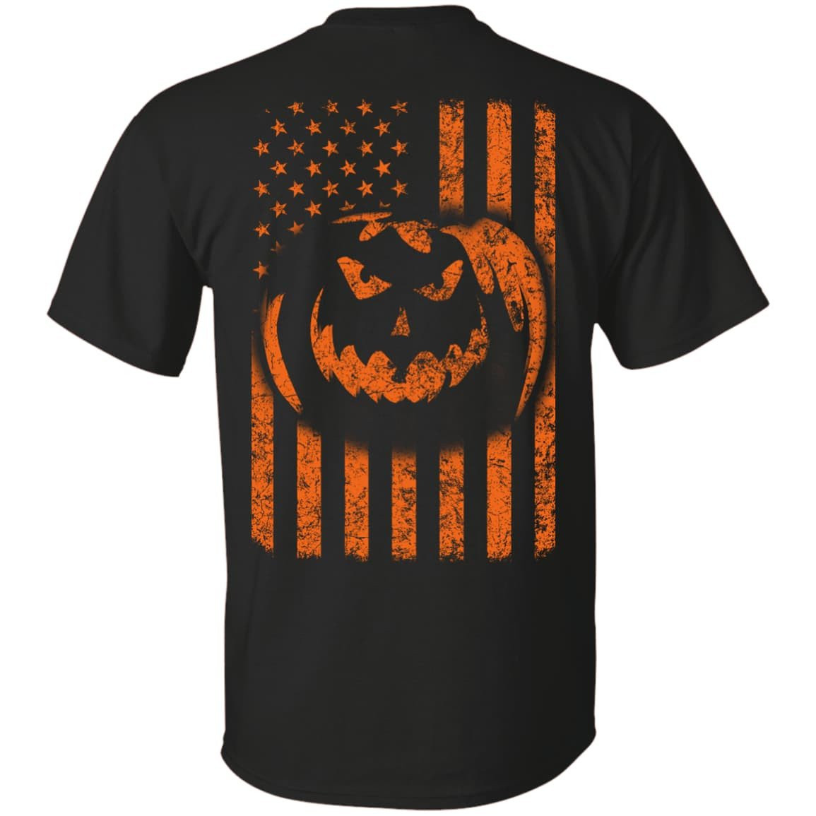 Halloween American Flag-T-Shirt & Hoodie-Classic T-Shirt-Black