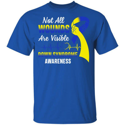 Down Syndrome Awareness Not All Wounds Are Visible-T-Shirt & Hoodie-Classic T-Shirt-Royal
