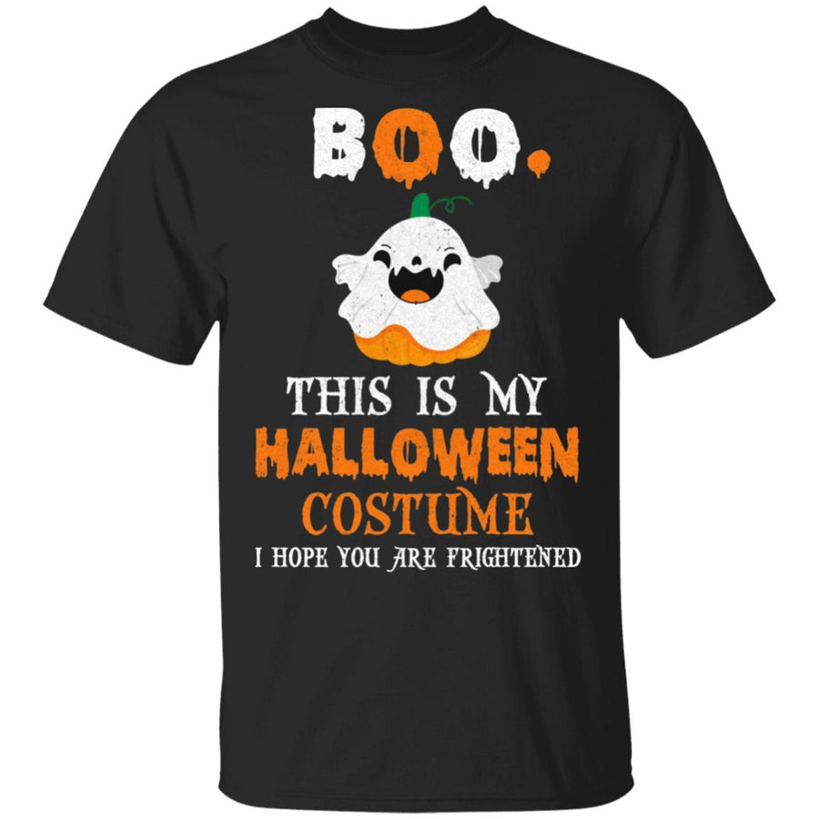 Boo Pumpkin Sarcastic Funny Halloween Costume-T-Shirt & Hoodie-Classic T-Shirt-Black