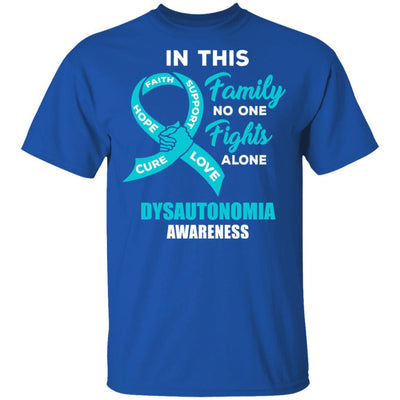 In This School No One Fights Dysautonomia Awareness Alone-T-Shirt & Hoodie-Classic T-Shirt-Royal