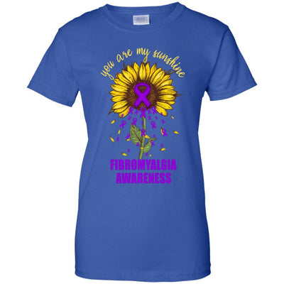 You Are My Sunshine Fibromyalgia Awareness-T-Shirt & Hoodie-Women's T-Shirt-Royal