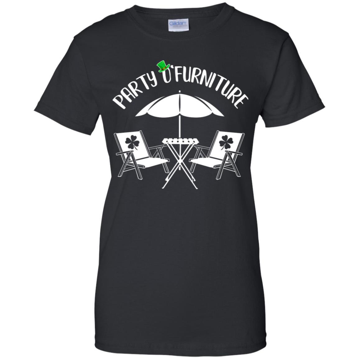 Funny St Patrick's Day Patty O'Furniture-T-Shirt & Hoodie-Women's T-Shirt-Black