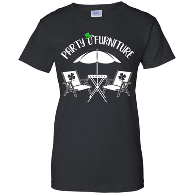 Funny St Patrick's Day Patty O'Furniture-T-Shirt & Hoodie-Women's T-Shirt-Black