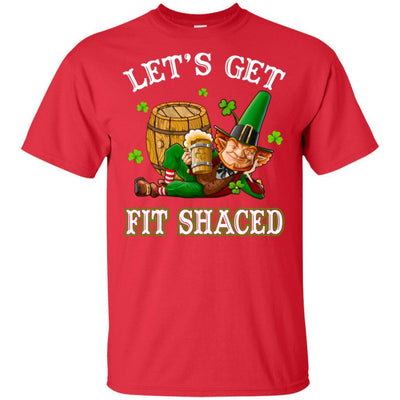Let's Get Fit Shaced Leprechaun St Patricks Day Gift-T-Shirt & Hoodie-Classic T-Shirt-Red