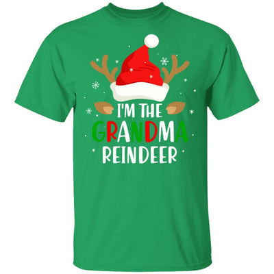I'm The Grandma Reindeer Matching Family Christmas-T-Shirt & Sweatshirt-Classic T-Shirt-Irish Green