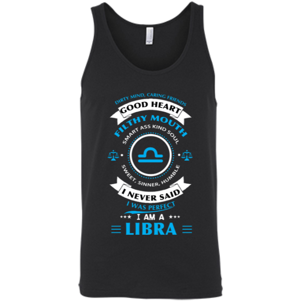 I'm A Libra-T-Shirt & Hoodie-Unisex Tank-Black