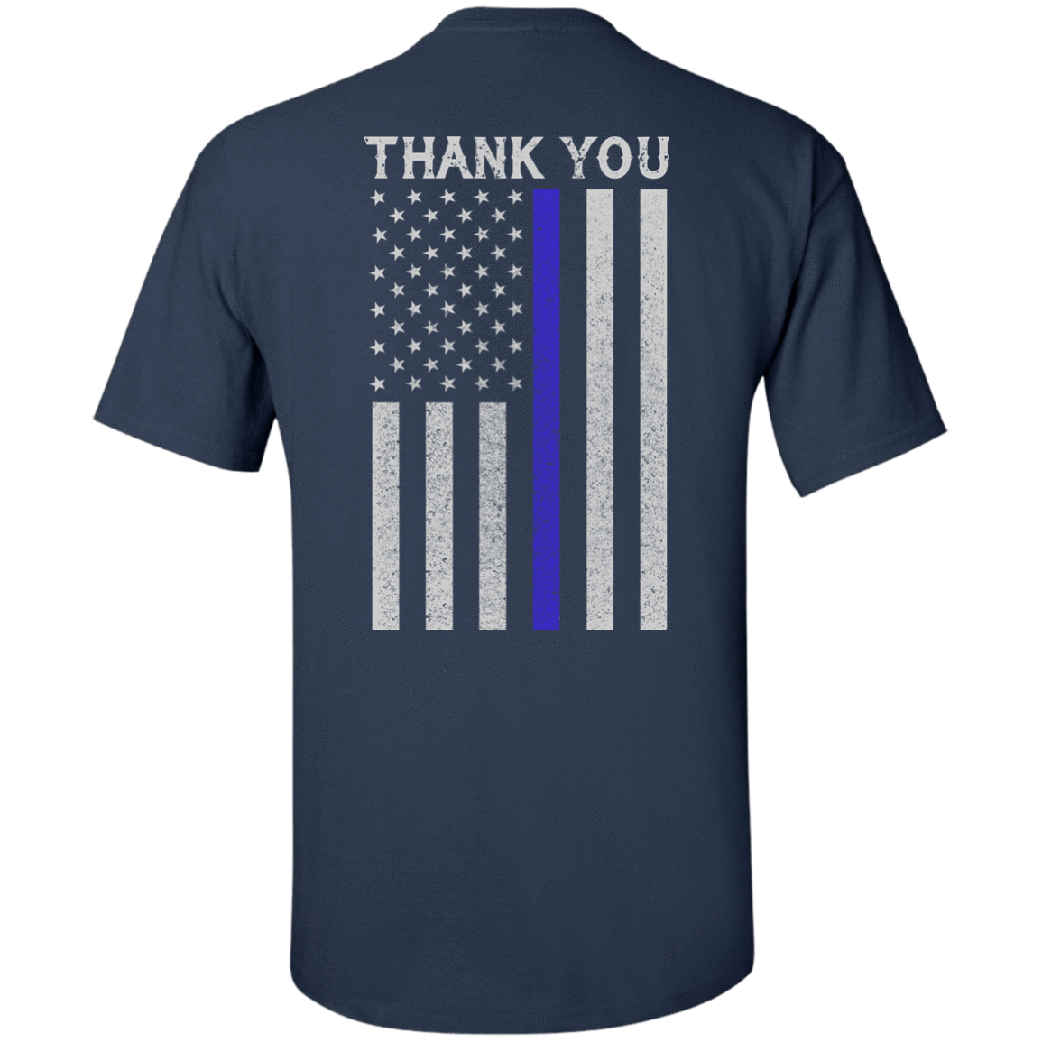 Police Thin Blue Line-T-Shirt & Hoodie-Classic T-Shirt-Navy