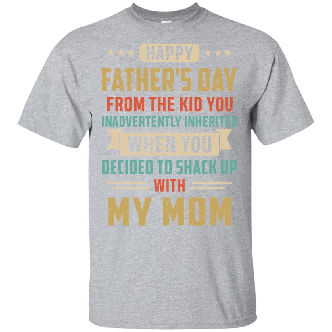 Vintage Funny Bonus Dad You Inadvertently Inherited-T-Shirt & Hoodie-Classic T-Shirt-Sport Grey