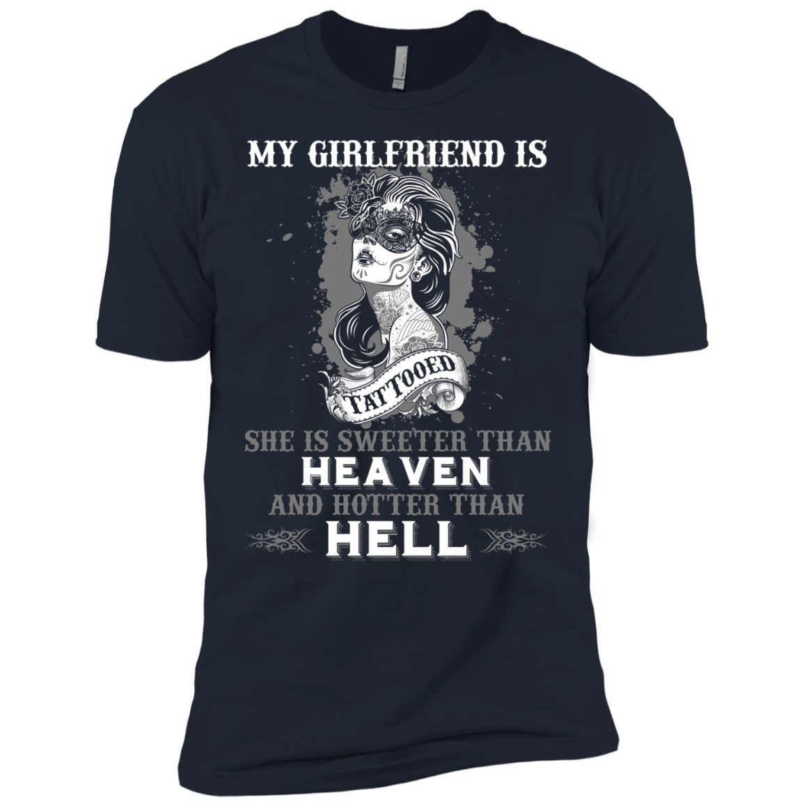 My Girlfriend Is Tattooted-T-Shirt & Hoodie-Premium T-Shirt-Midnight Navy