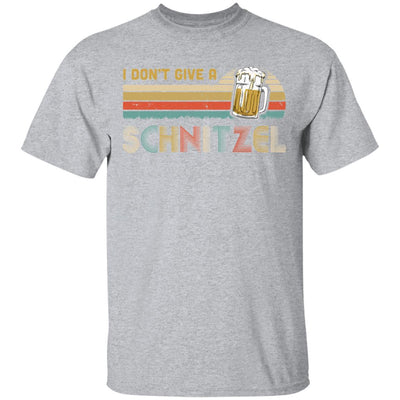 I Don't Give A Schnitzel Oktoberfest German Beer-T-Shirt & Hoodie-Classic T-Shirt-Sport Grey