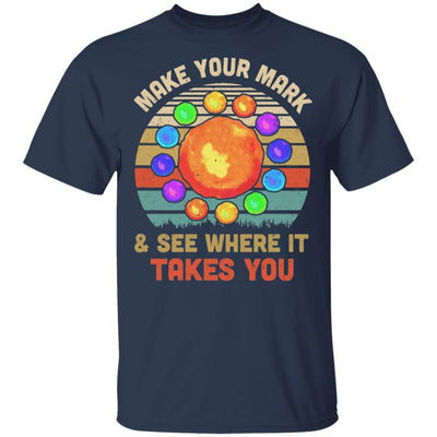 Vintage International Dot Day The Dot Make Your Mark-T-Shirt & Hoodie-Classic T-Shirt-Navy