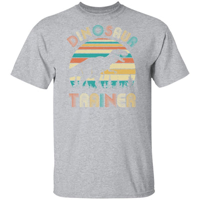 Dinosaur Trainer Halloween Vintage Costume For Adults Kids-T-Shirt & Hoodie-Classic T-Shirt-Sport Grey