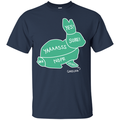 Proper way to pet a Rabbit lover-T-Shirt & Hoodie-Classic T-Shirt-Navy
