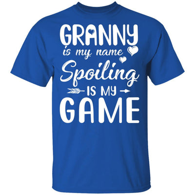 Granny Is My Name Spoiling Is My Game Funny Mothers Day-T-Shirt & Tank Top-Classic T-Shirt-Royal