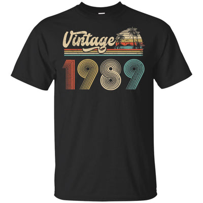 32th Birthday Gift Vintage 1989 Classic-T-Shirt & Hoodie-Classic T-Shirt-Black