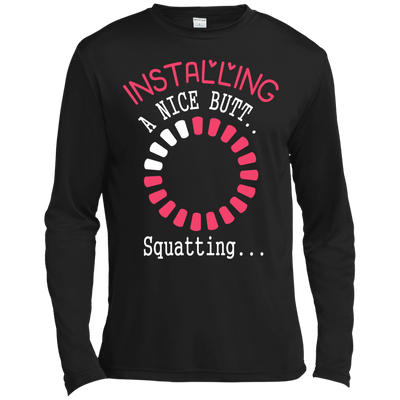 Installing A Nice Butt..-T-Shirt & Hoodie-Long Sleeve T-Shirt-Black