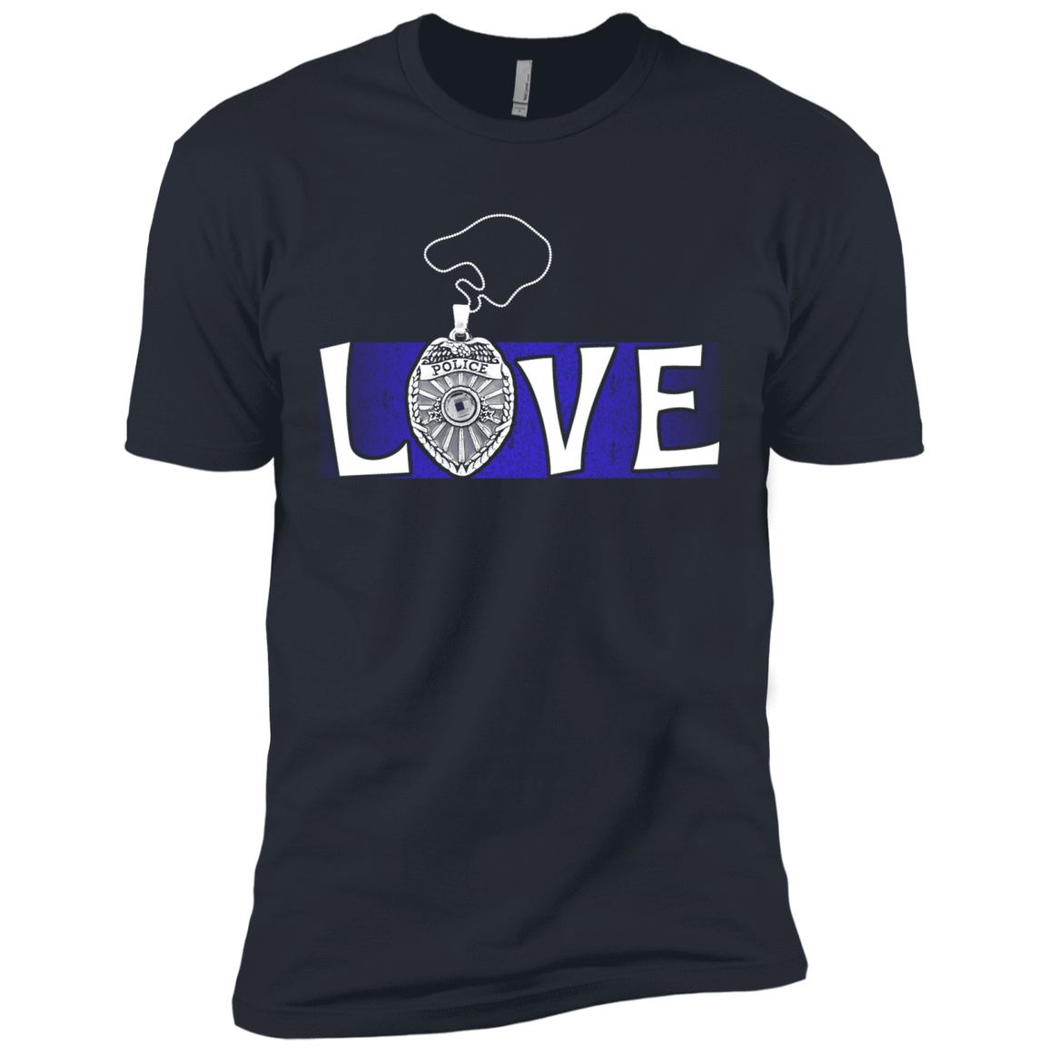 Love Police Thin Blue Line-T-Shirt & Hoodie-Premium T-Shirt-Indigo