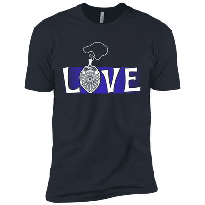 Love Police Thin Blue Line-T-Shirt & Hoodie-Premium T-Shirt-Indigo