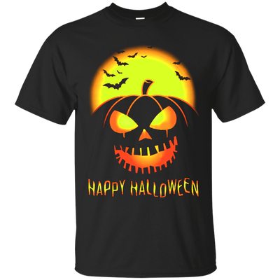 Pumpkin Happy Halloween-T-Shirt & Hoodie-Classic T-Shirt-Black