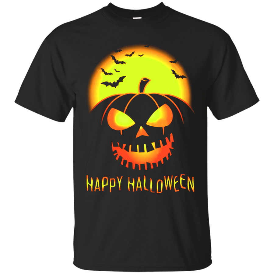 Pumpkin Happy Halloween-T-Shirt & Hoodie-Classic T-Shirt-Black