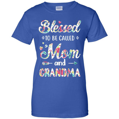 Mothers Day Gifts Blessed To Be Called Mom And Grandma-T-Shirt & Hoodie-Women's T-Shirt-Royal