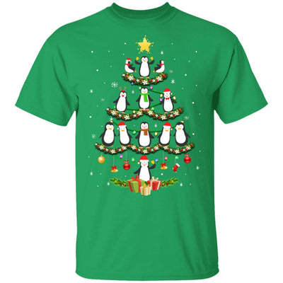 Penguin Christmas Tree Penguin Lover Xmas Gift-T-Shirt & Sweatshirt-Classic T-Shirt-Irish Green