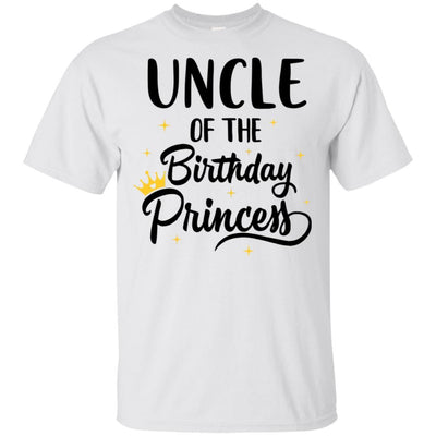Uncle Of The Birthday Princess Matching Family Party-T-Shirt & Hoodie-Classic T-Shirt-White