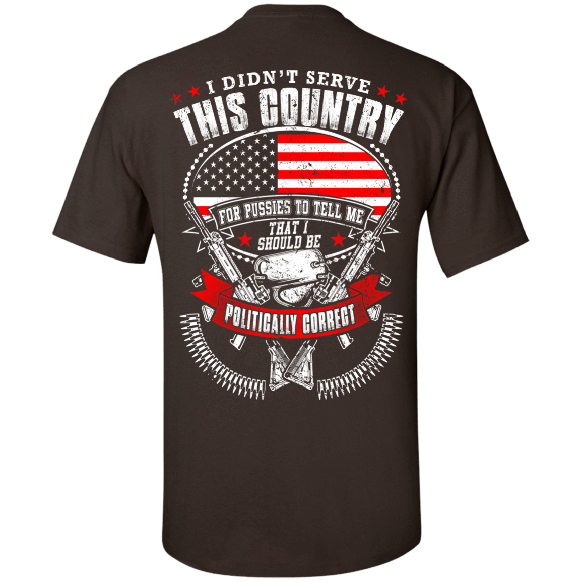 I Didn't Serve This Country-T-Shirt & Hoodie-Classic T-Shirt-Dark Chocolate