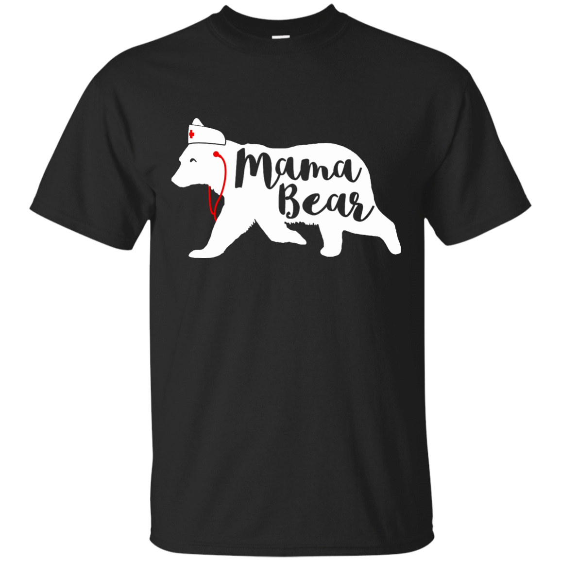 Nurse Mama Bear-T-Shirt & Hoodie-Classic T-Shirt-Black